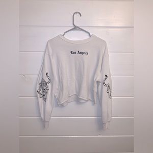 Cropped Hollister sweatshirt